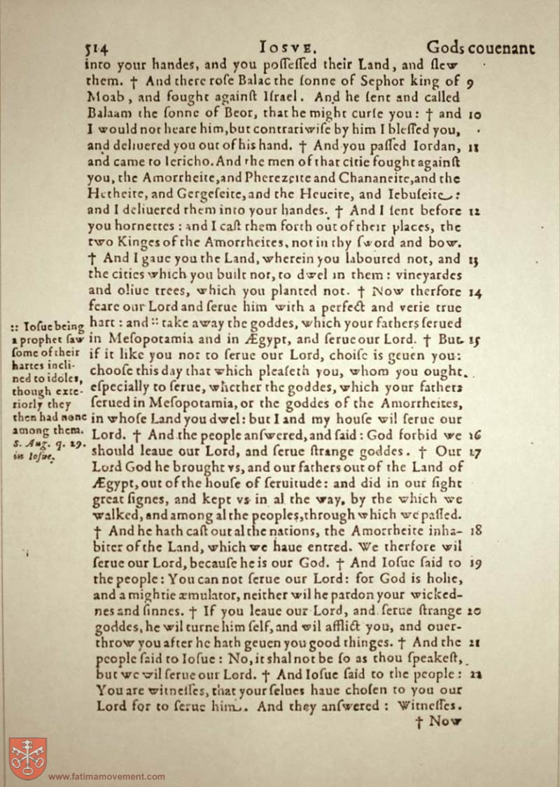 Original Douay Rheims Catholic Bible scan 0534
