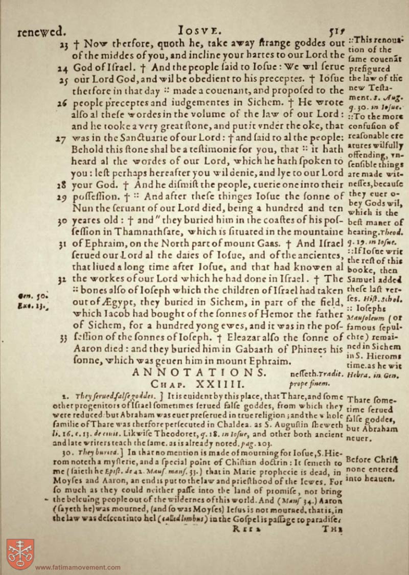 Original Douay Rheims Catholic Bible scan 0535