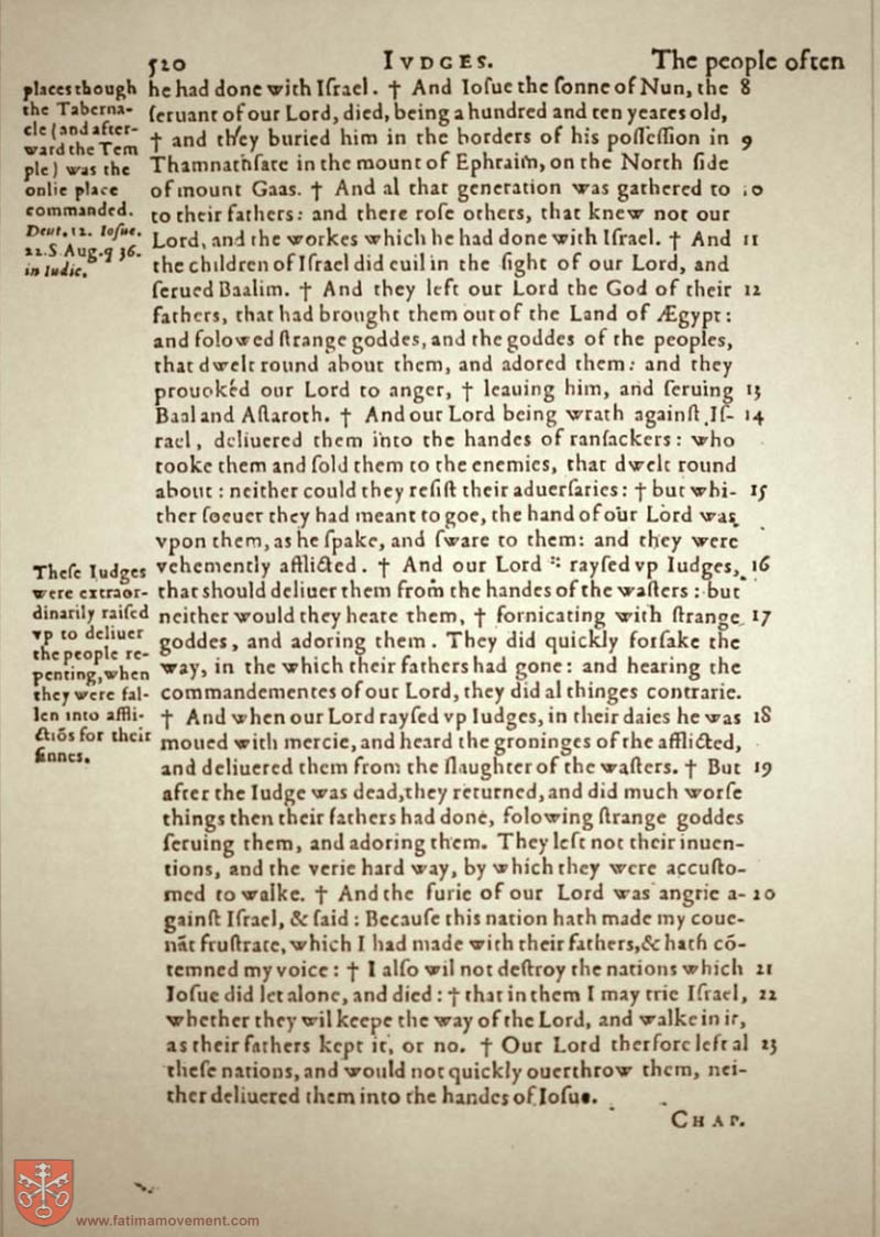 Original Douay Rheims Catholic Bible scan 0540