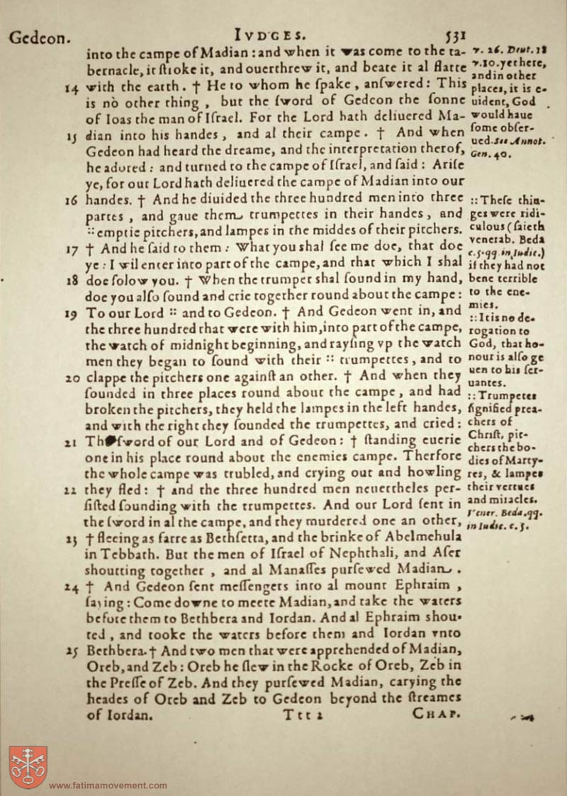 Original Douay Rheims Catholic Bible scan 0551