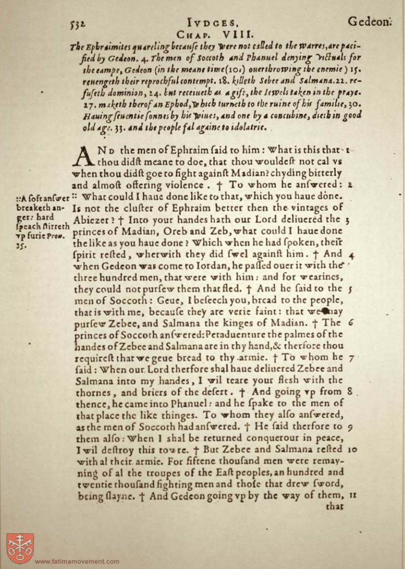 Original Douay Rheims Catholic Bible scan 0552