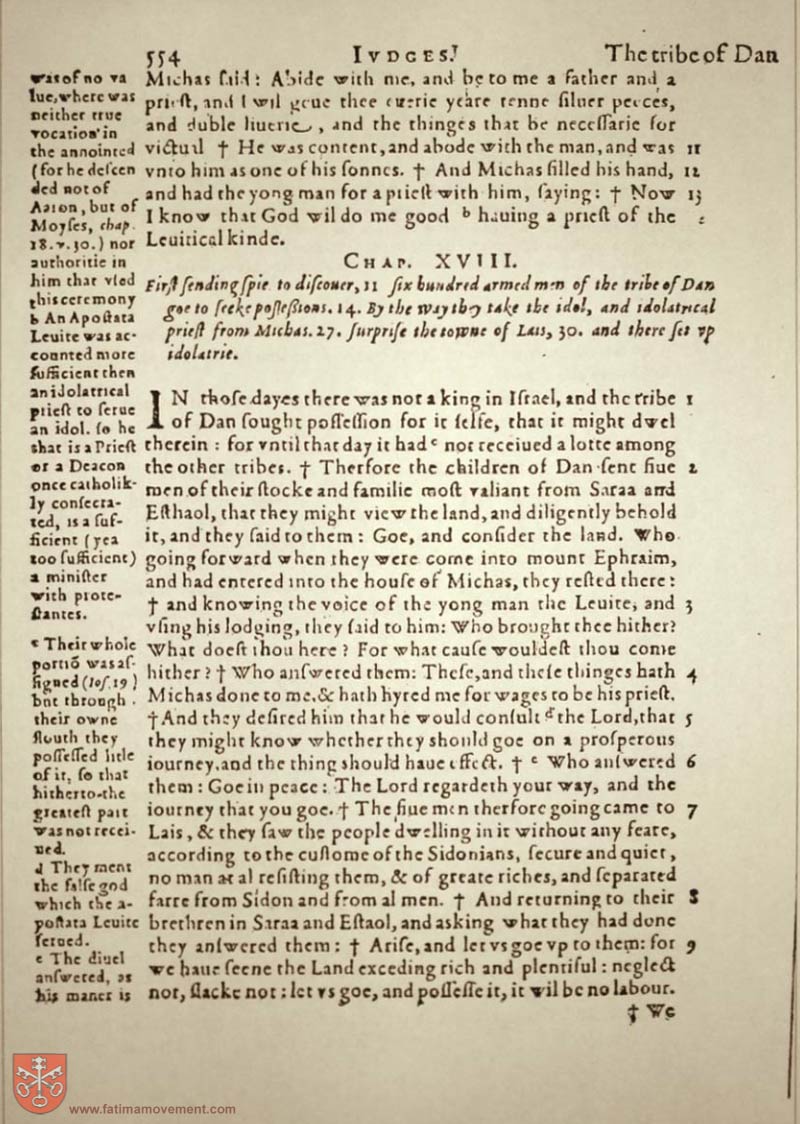 Original Douay Rheims Catholic Bible scan 0574