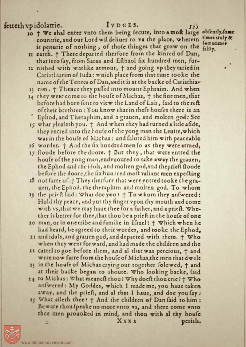 Original Douay Rheims Catholic Bible scan 0575