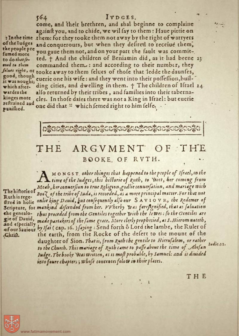 Original Douay Rheims Catholic Bible scan 0584