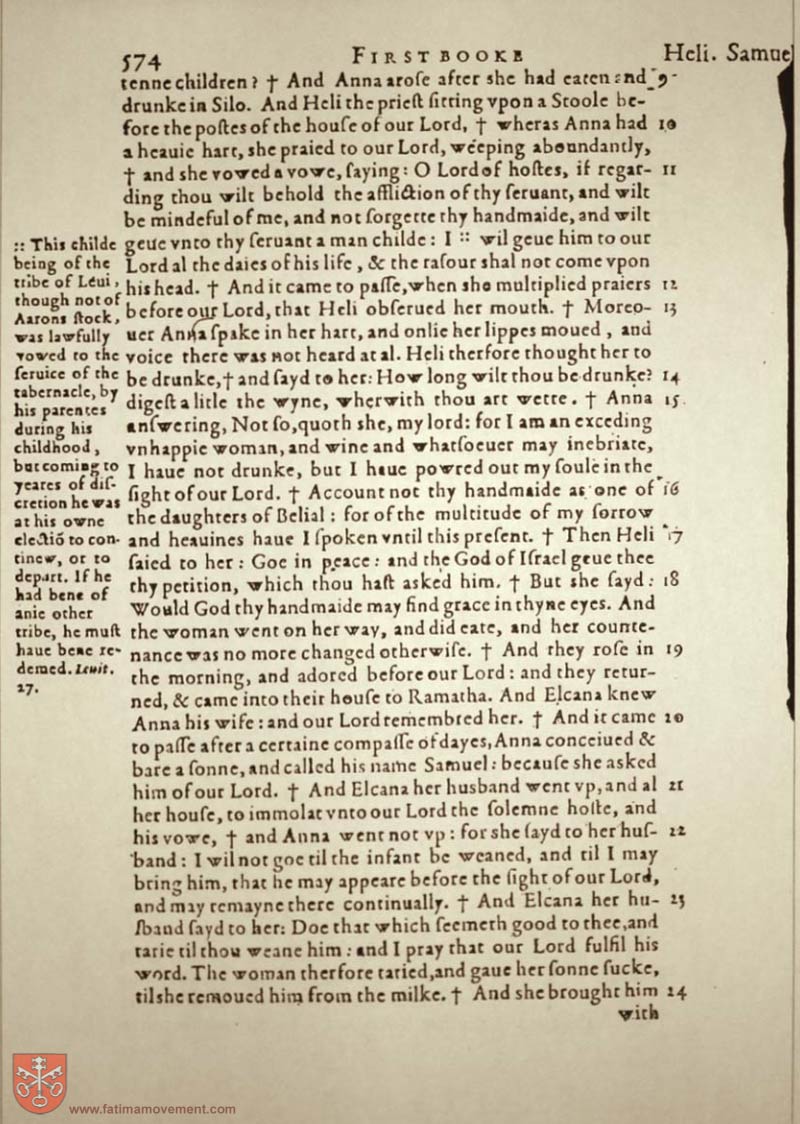 Original Douay Rheims Catholic Bible scan 0594