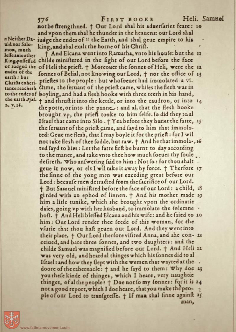 Original Douay Rheims Catholic Bible scan 0596