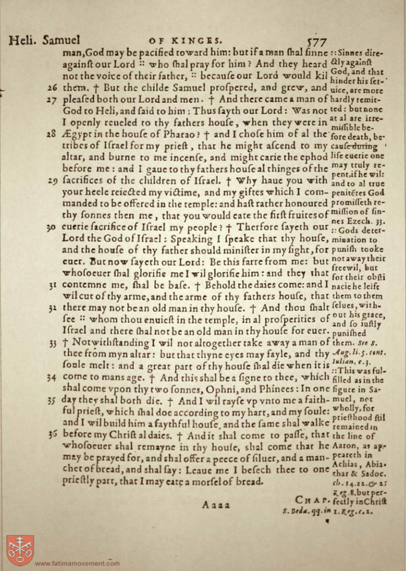 Original Douay Rheims Catholic Bible scan 0597