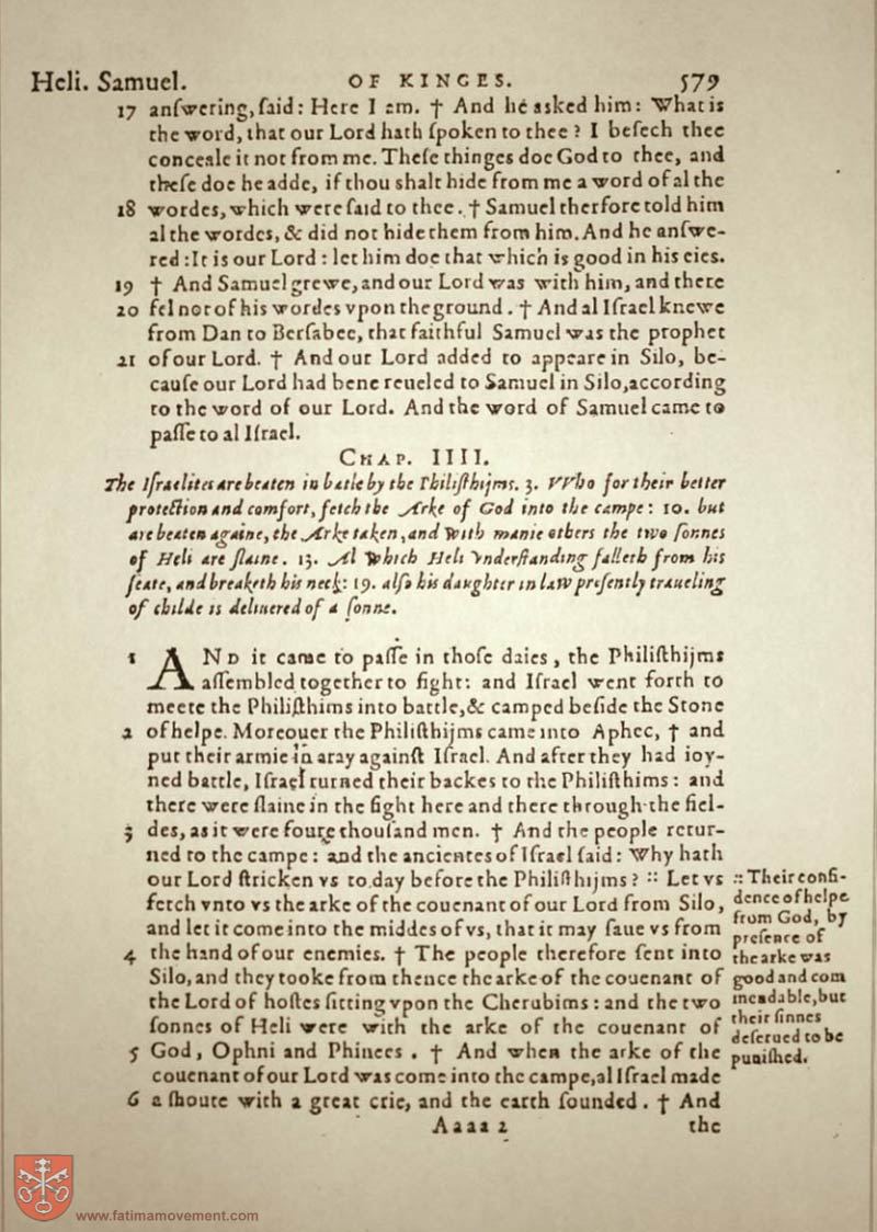 Original Douay Rheims Catholic Bible scan 0599