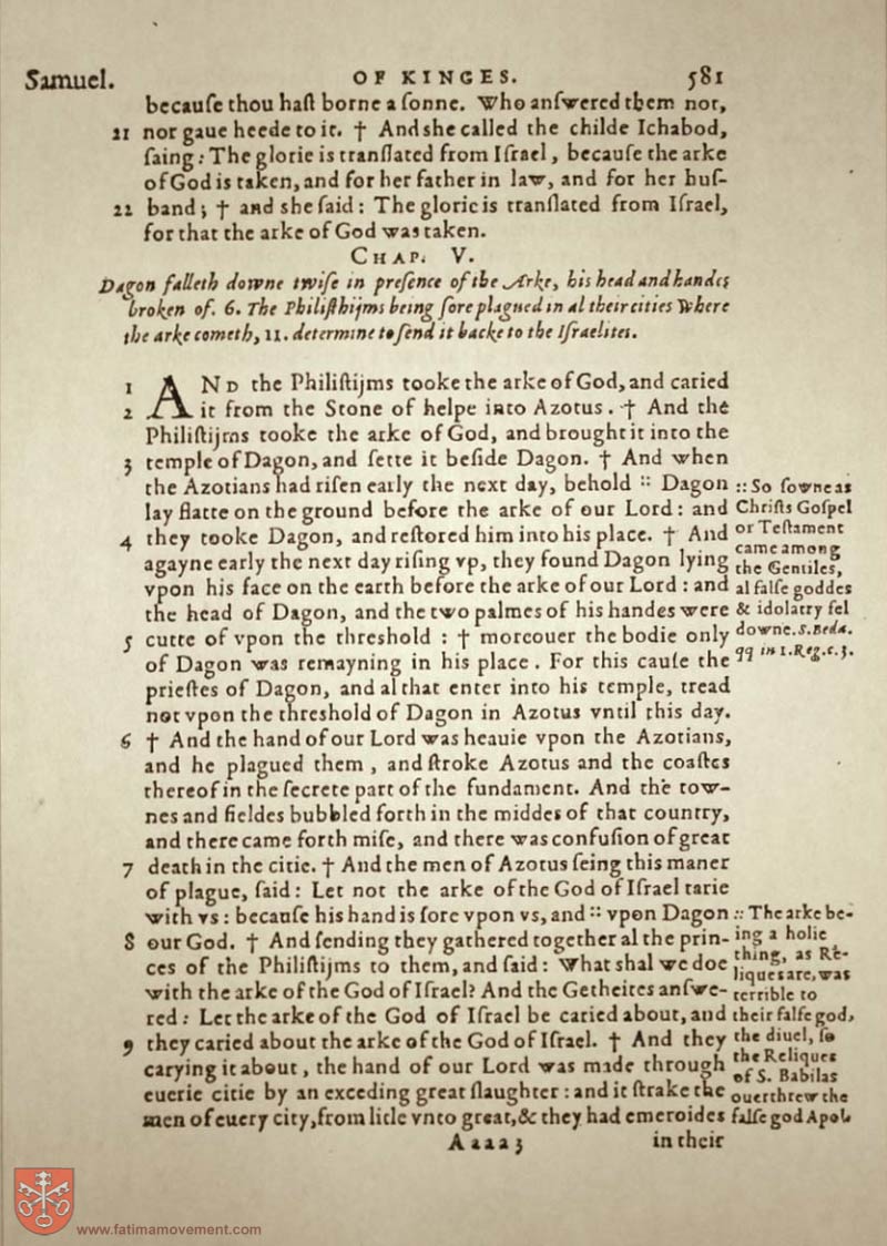 Original Douay Rheims Catholic Bible scan 0601
