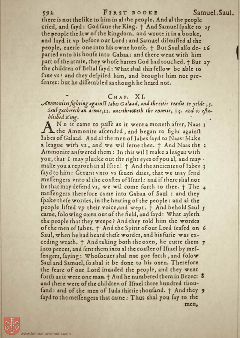 Original Douay Rheims Catholic Bible scan 0612