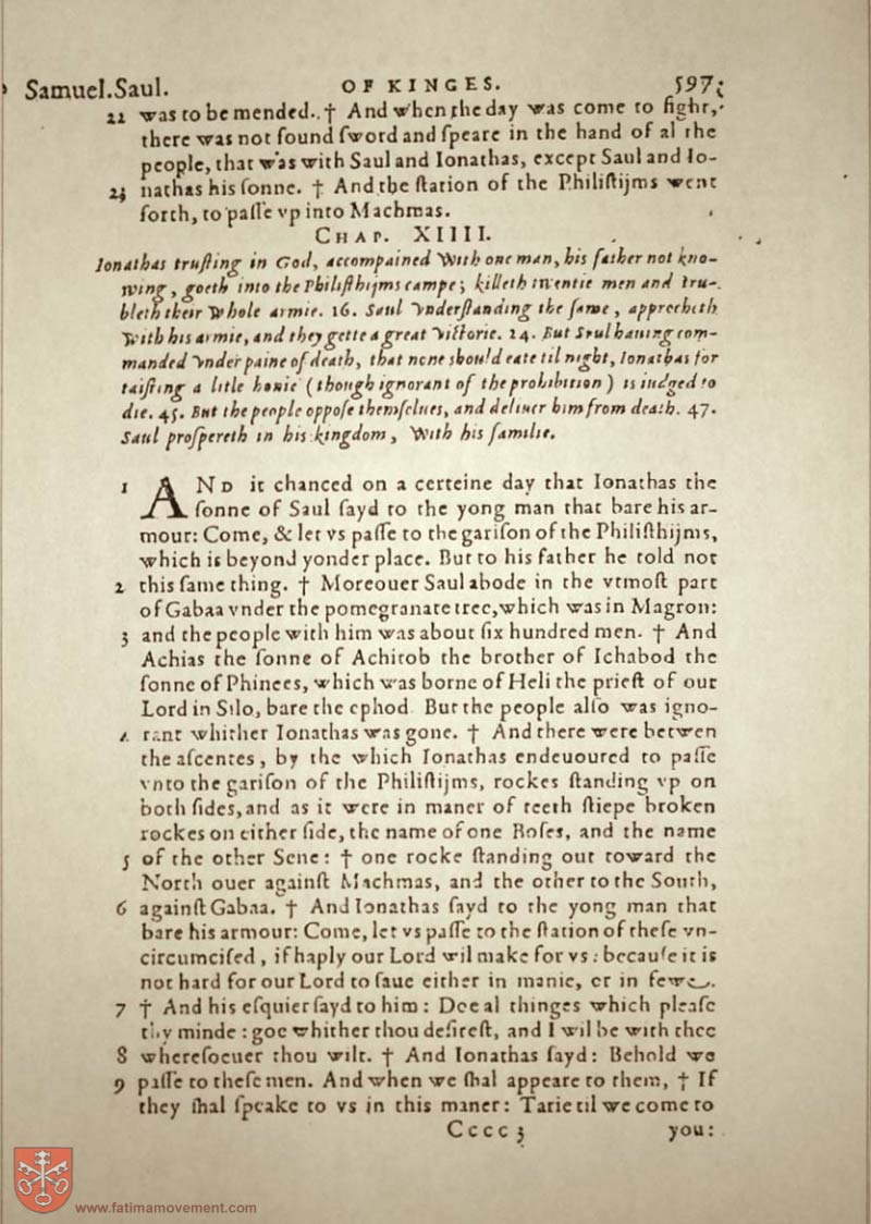 Original Douay Rheims Catholic Bible scan 0617
