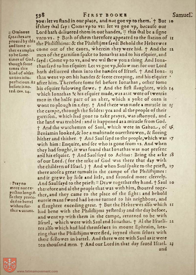 Original Douay Rheims Catholic Bible scan 0618