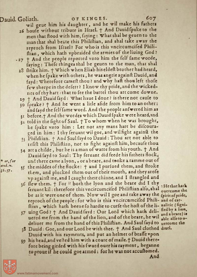 Original Douay Rheims Catholic Bible scan 0627