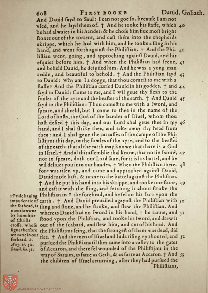 Original Douay Rheims Catholic Bible scan 0628