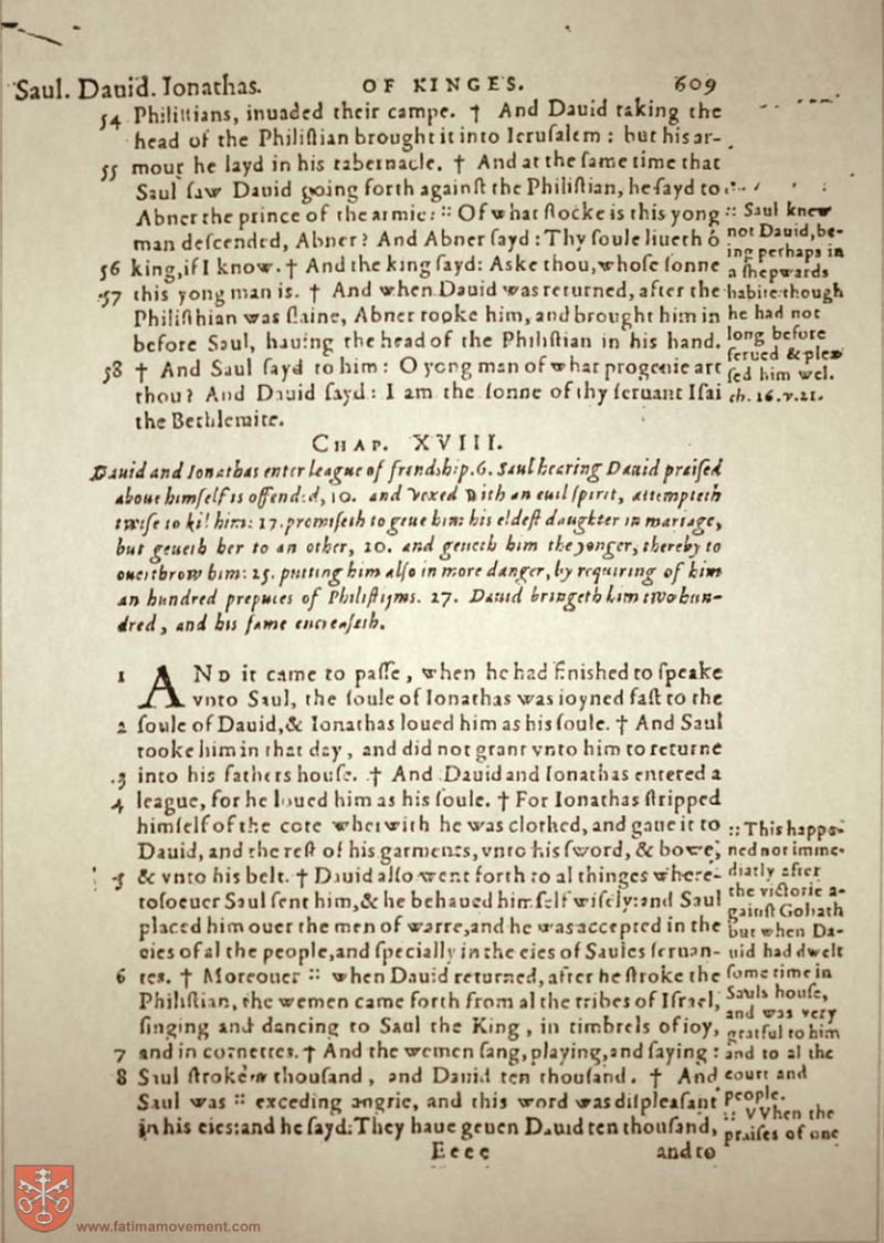 Original Douay Rheims Catholic Bible scan 0629