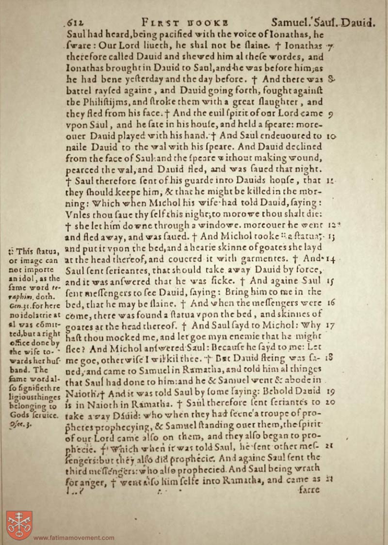 Original Douay Rheims Catholic Bible scan 0632