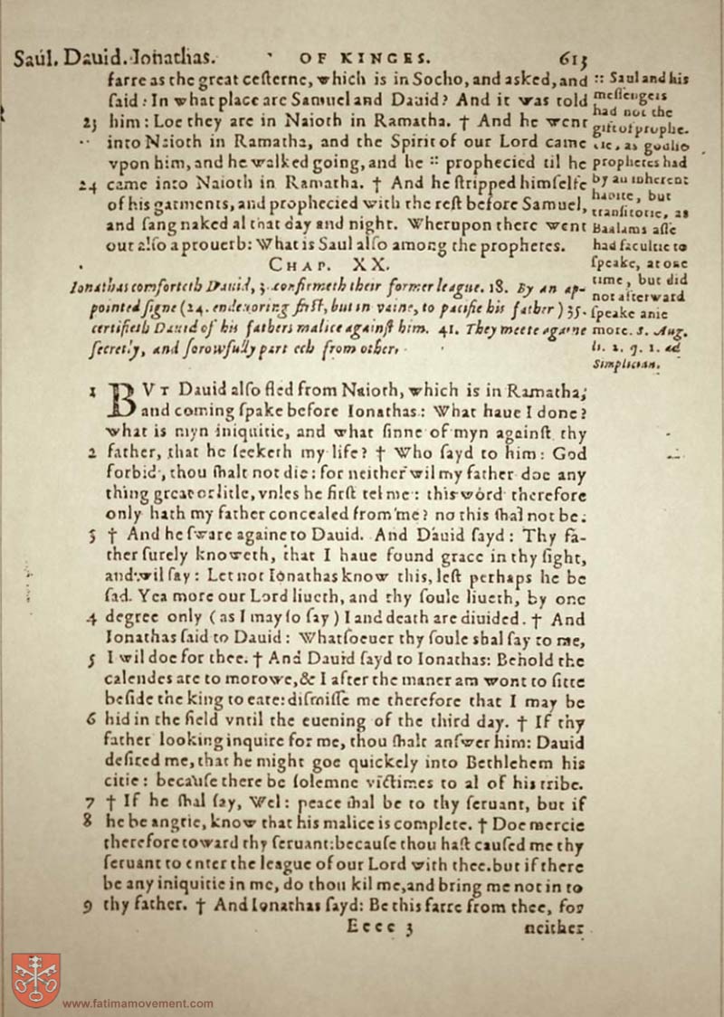 Original Douay Rheims Catholic Bible scan 0633