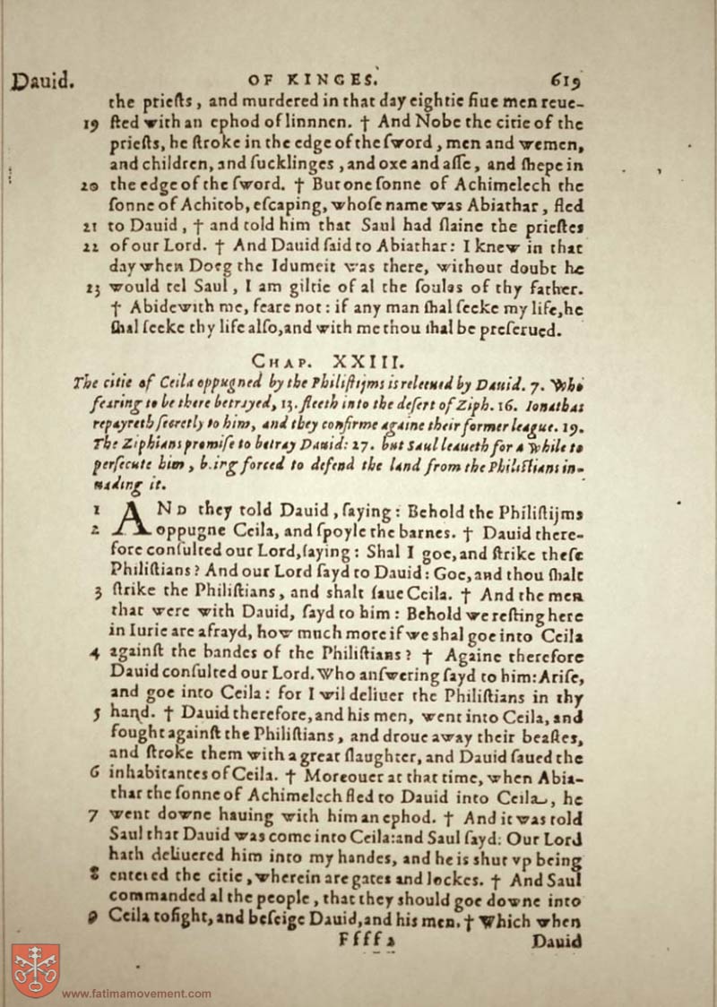 Original Douay Rheims Catholic Bible scan 0639