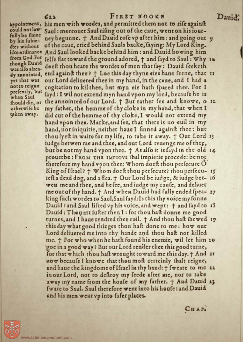 Original Douay Rheims Catholic Bible scan 0642