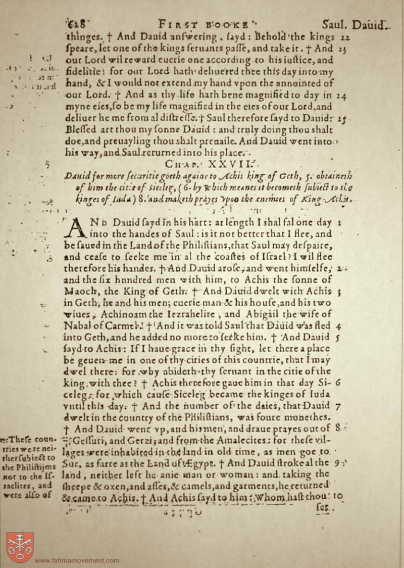 Original Douay Rheims Catholic Bible scan 0648