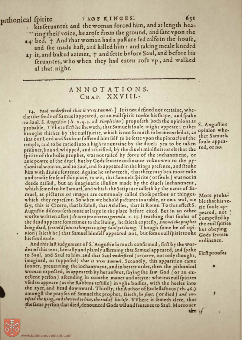 Original Douay Rheims Catholic Bible scan 0651