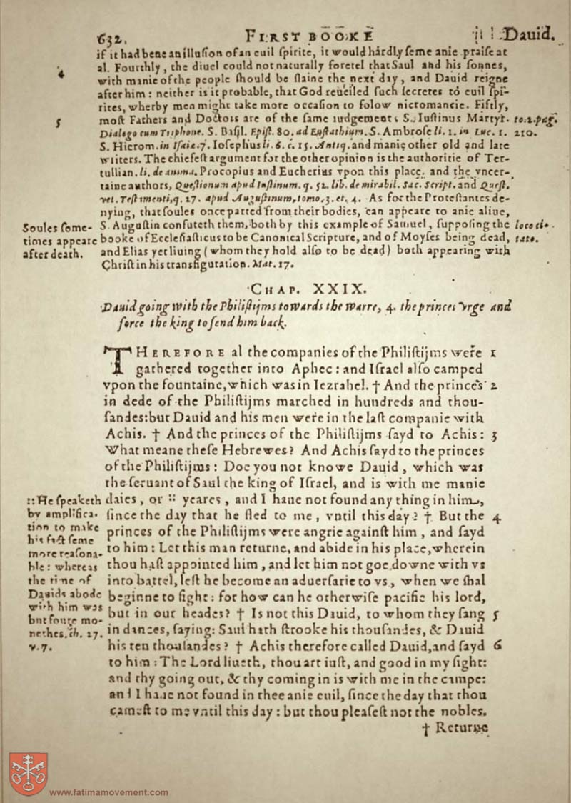Original Douay Rheims Catholic Bible scan 0652