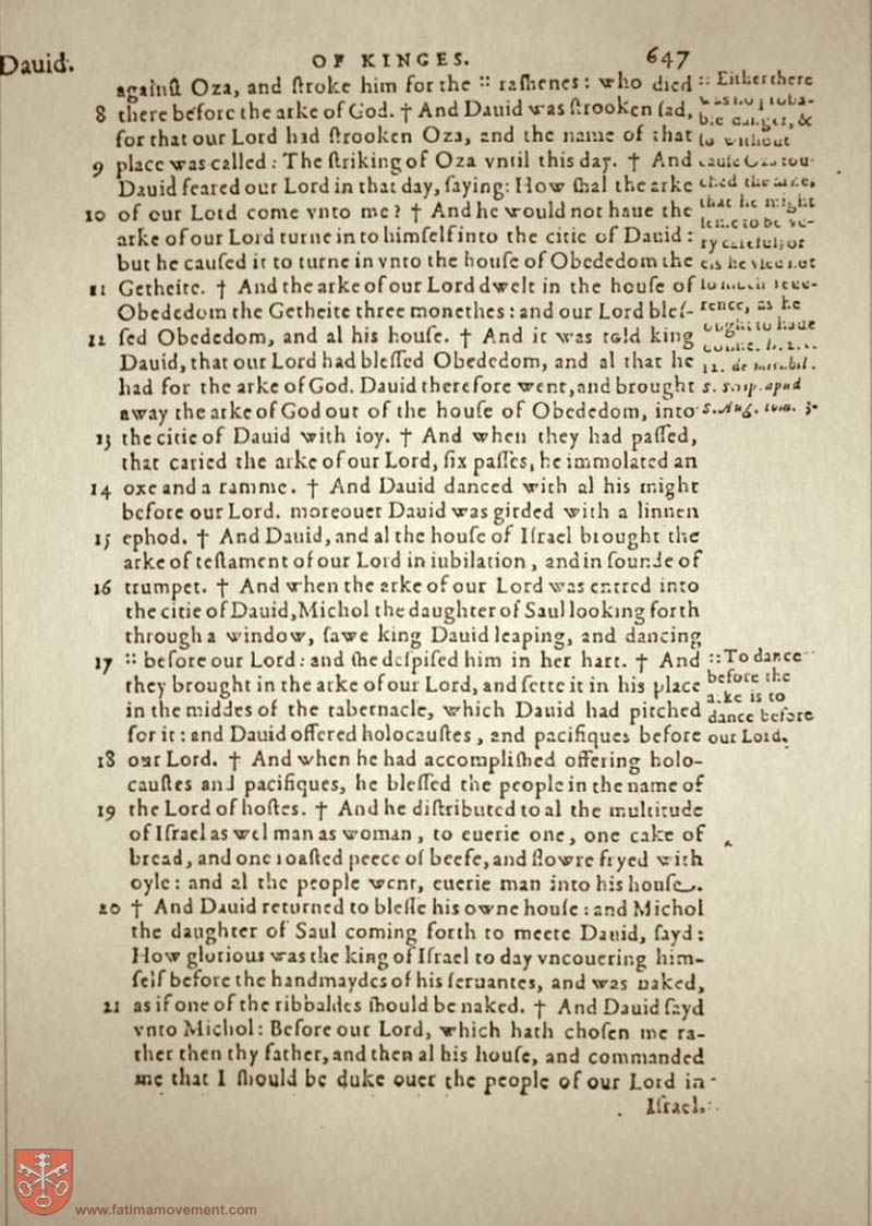 Original Douay Rheims Catholic Bible scan 0667
