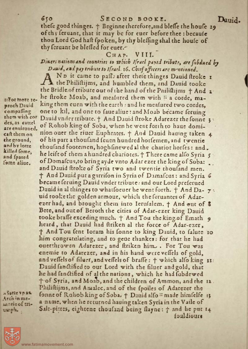 Original Douay Rheims Catholic Bible scan 0670