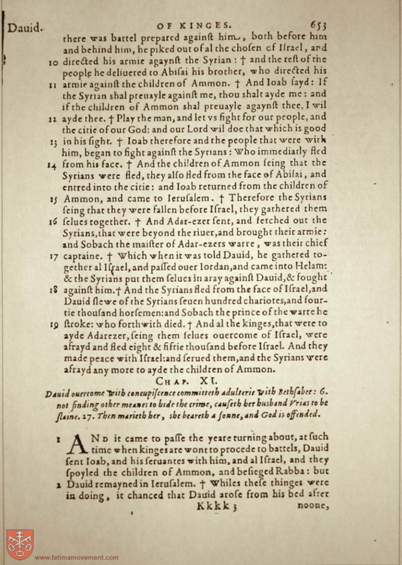 Original Douay Rheims Catholic Bible scan 0673