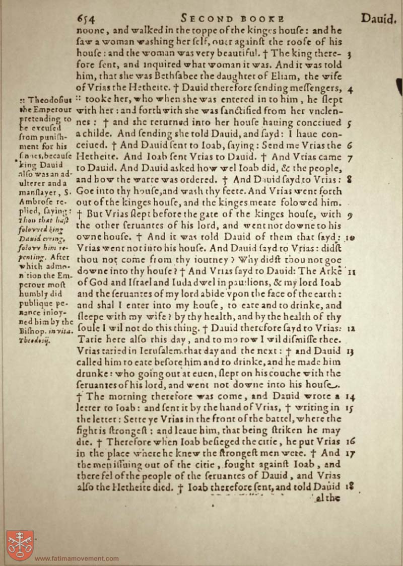 Original Douay Rheims Catholic Bible scan 0674
