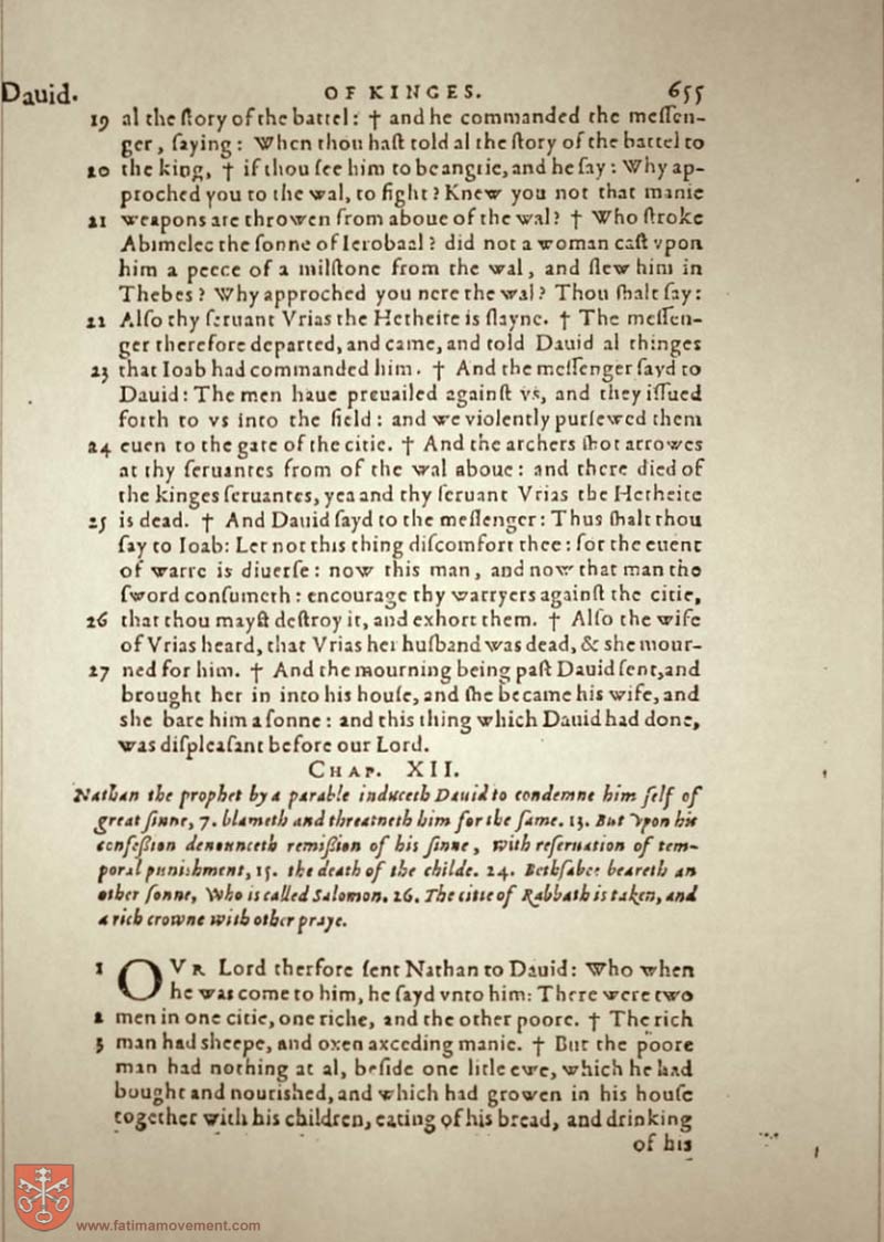 Original Douay Rheims Catholic Bible scan 0675