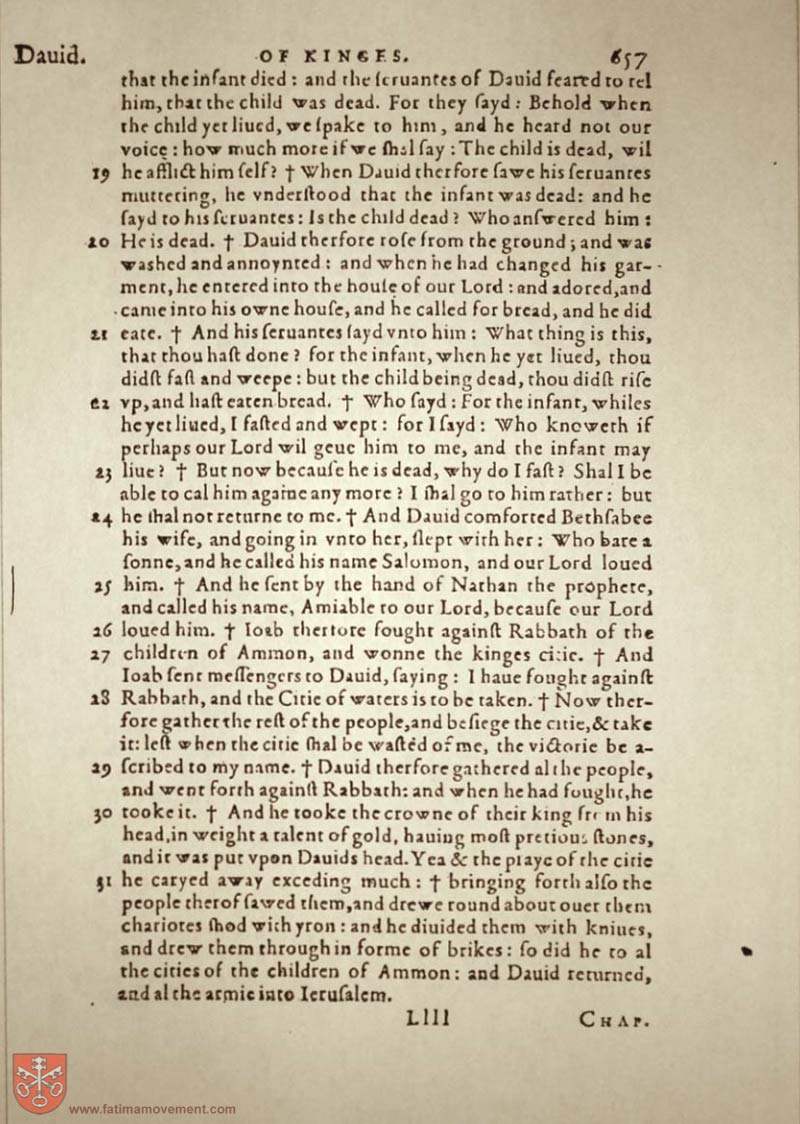 Original Douay Rheims Catholic Bible scan 0677