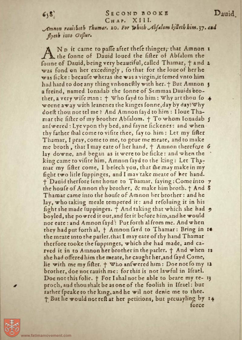 Original Douay Rheims Catholic Bible scan 0678
