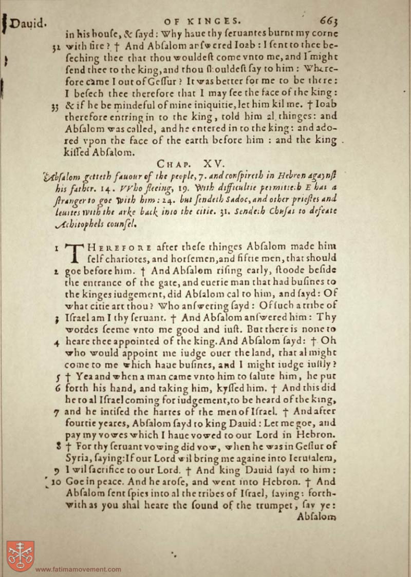 Original Douay Rheims Catholic Bible scan 0683