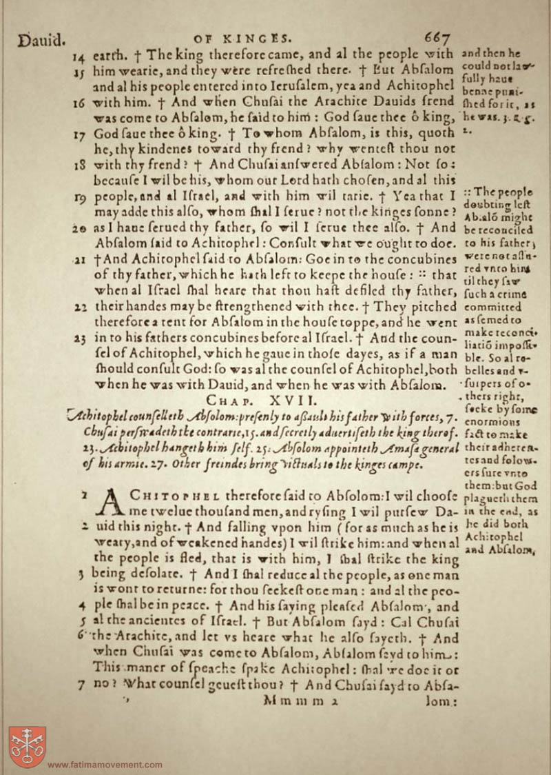 Original Douay Rheims Catholic Bible scan 0687