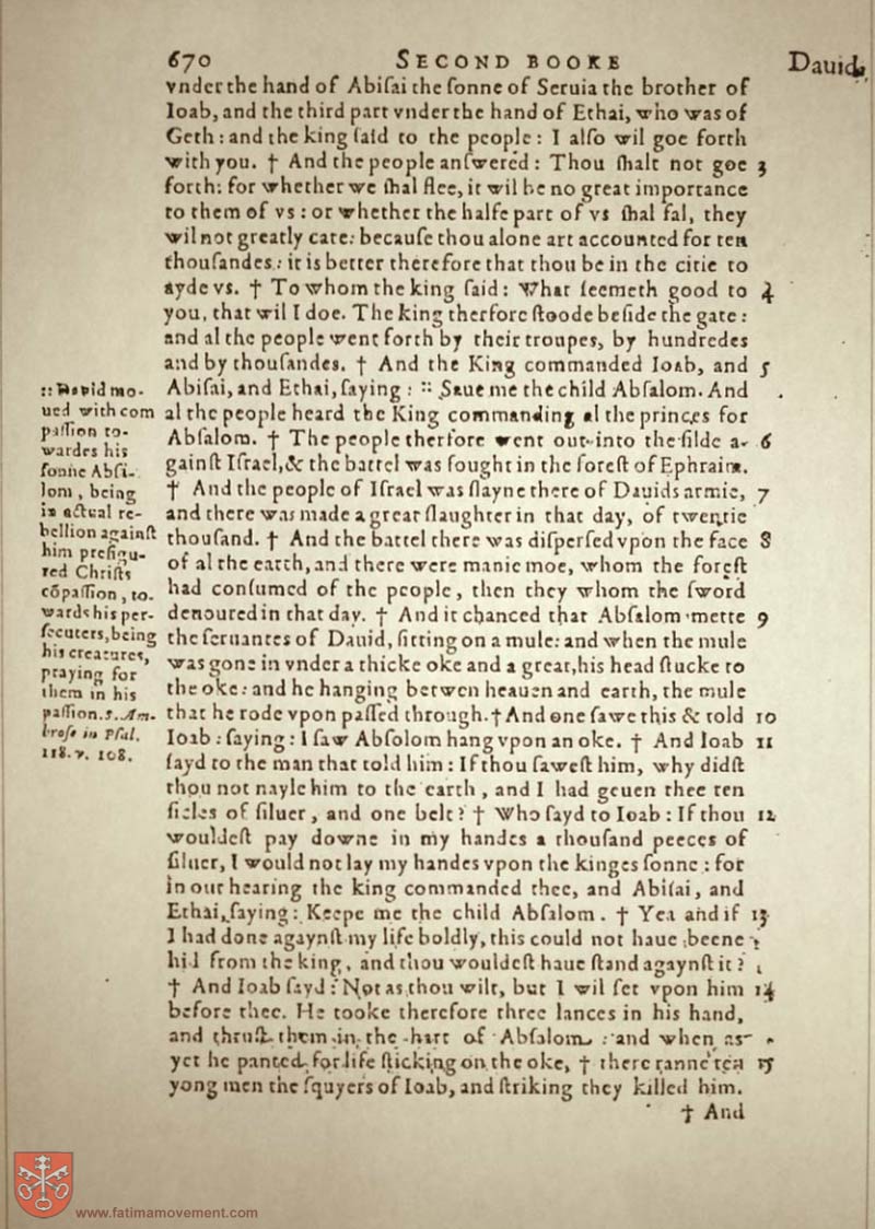 Original Douay Rheims Catholic Bible scan 0690