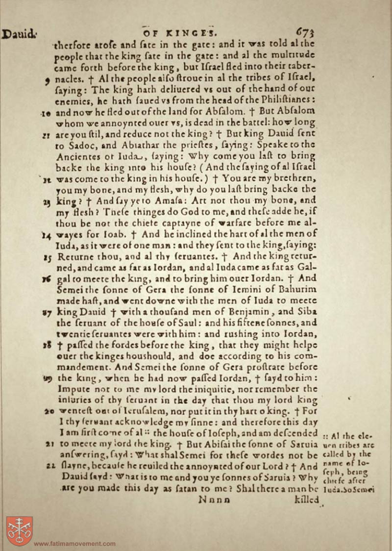 Original Douay Rheims Catholic Bible scan 0693