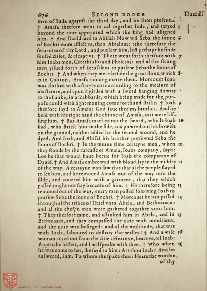 Original Douay Rheims Catholic Bible scan 0696