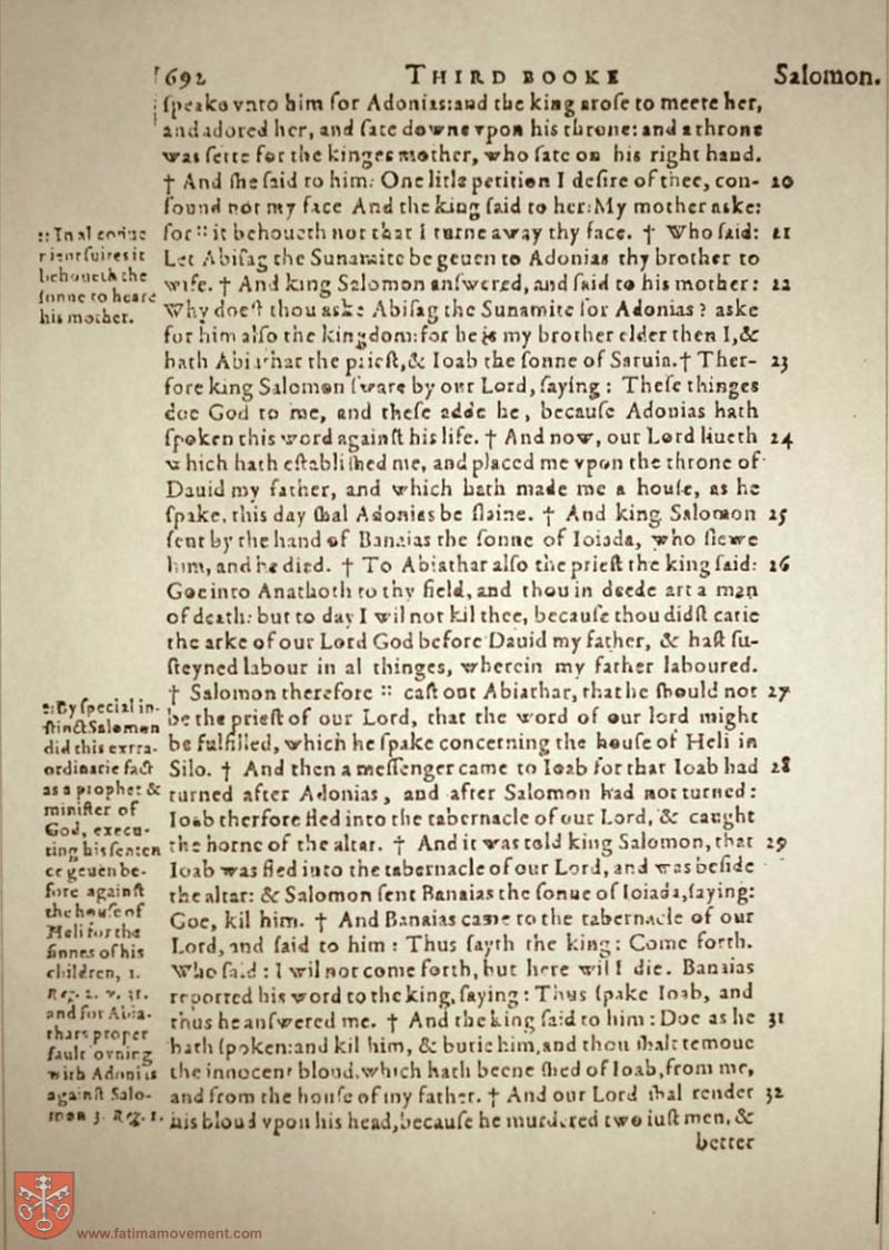 Original Douay Rheims Catholic Bible scan 0712