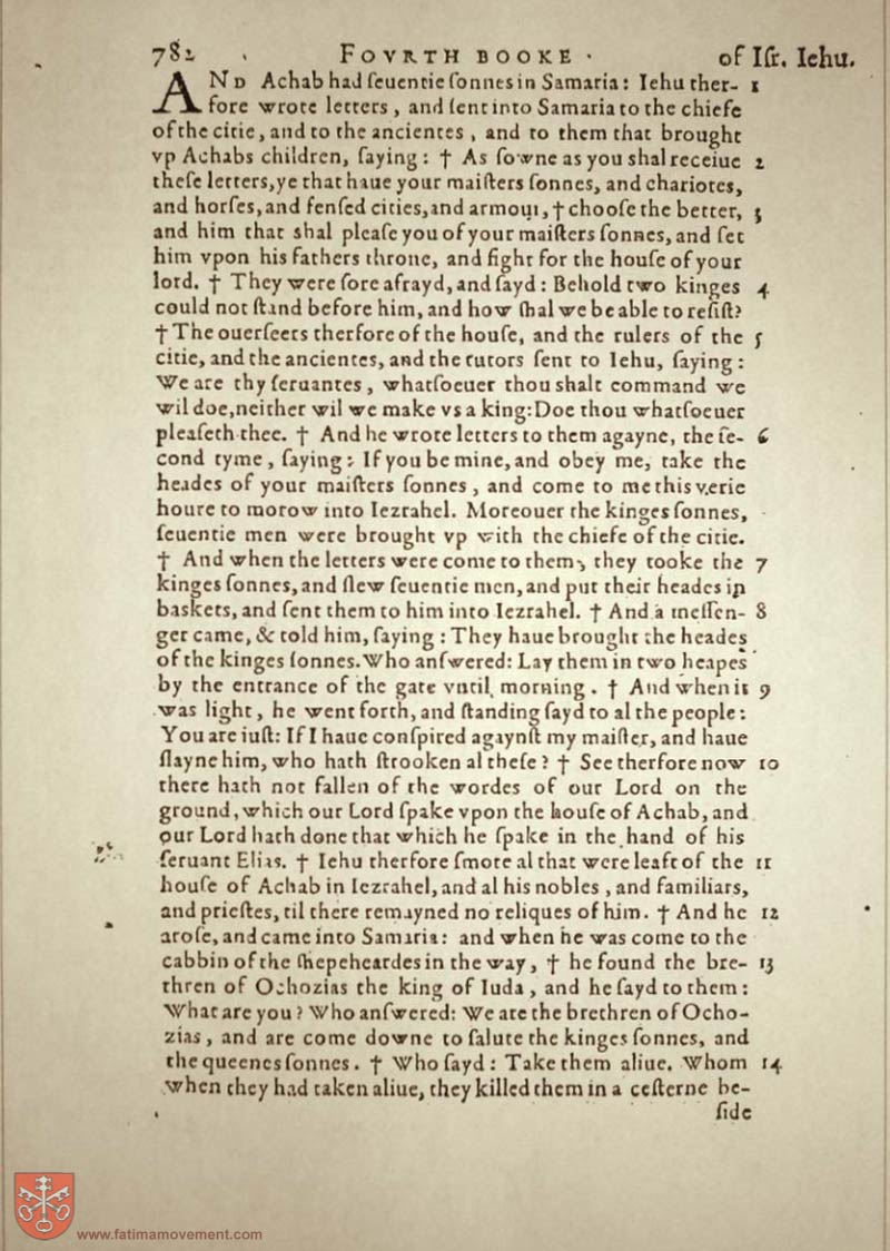 Original Douay Rheims Catholic Bible scan 0802