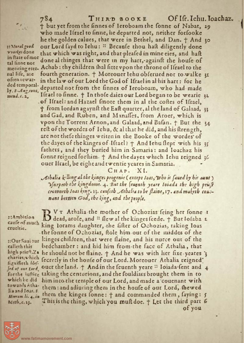 Original Douay Rheims Catholic Bible scan 0804