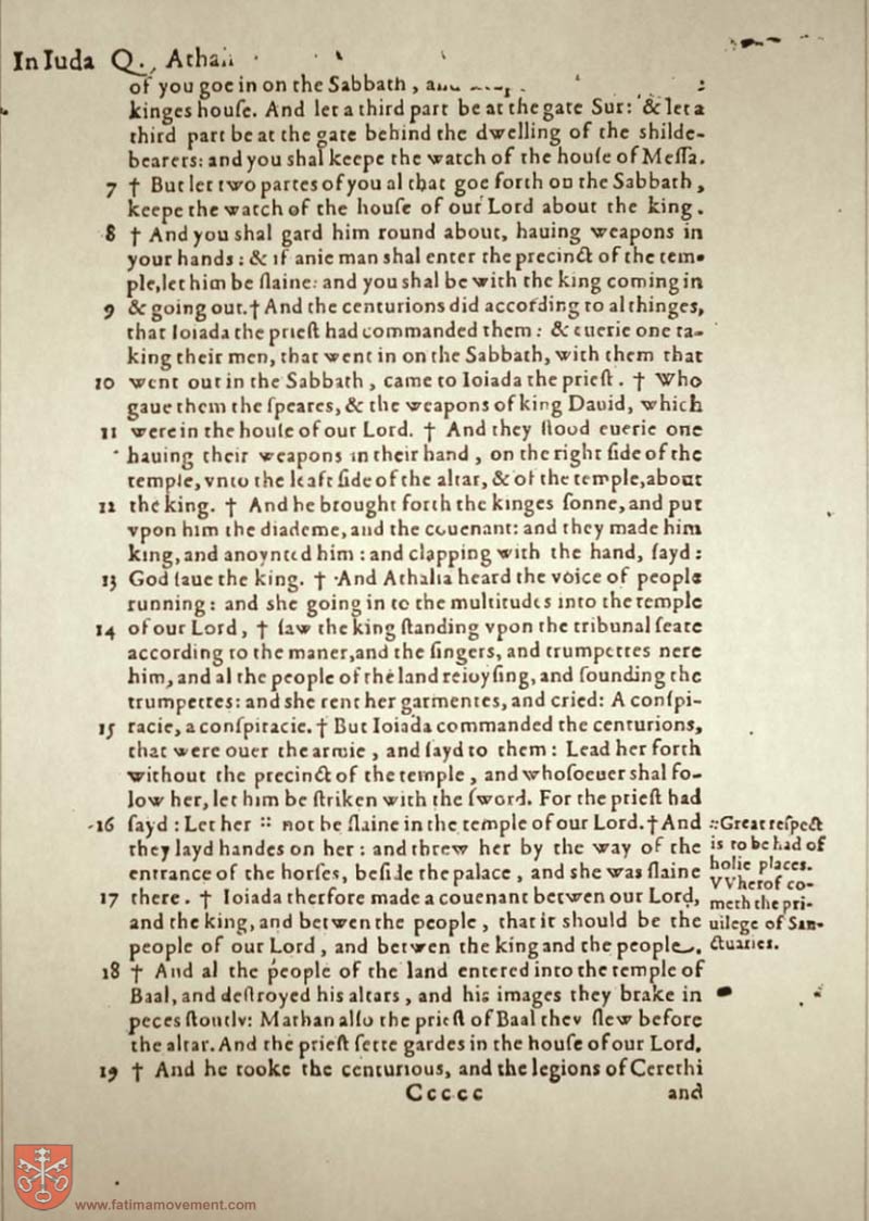Original Douay Rheims Catholic Bible scan 0805