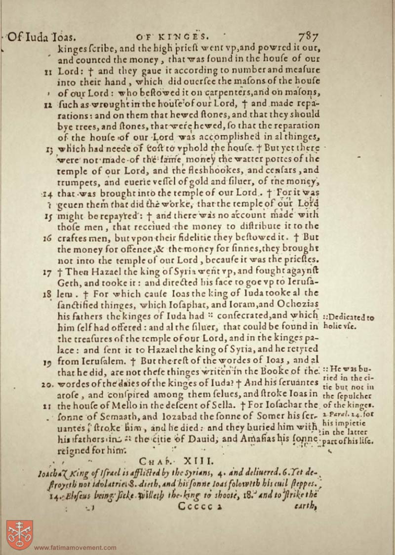 Original Douay Rheims Catholic Bible scan 0807