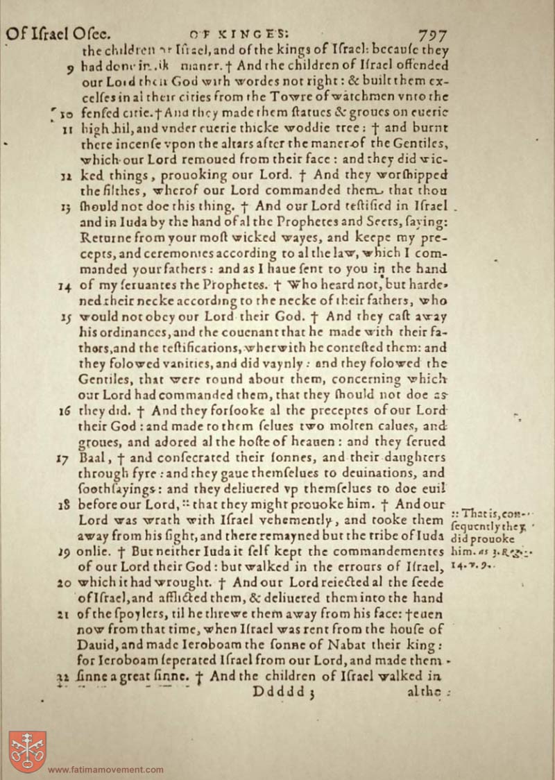 Original Douay Rheims Catholic Bible scan 0817