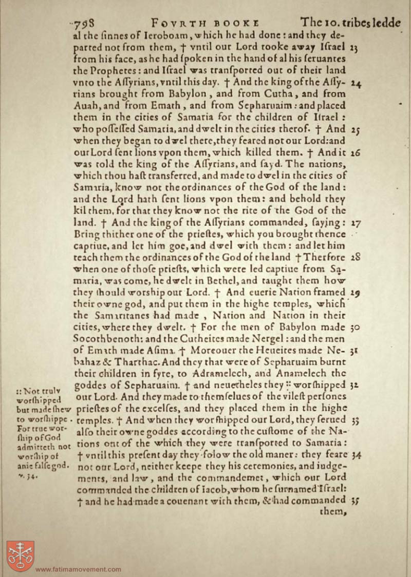 Original Douay Rheims Catholic Bible scan 0818