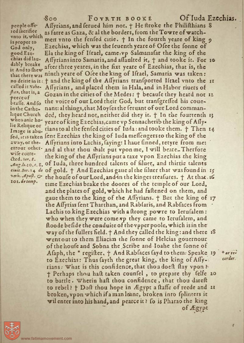 Original Douay Rheims Catholic Bible scan 0820