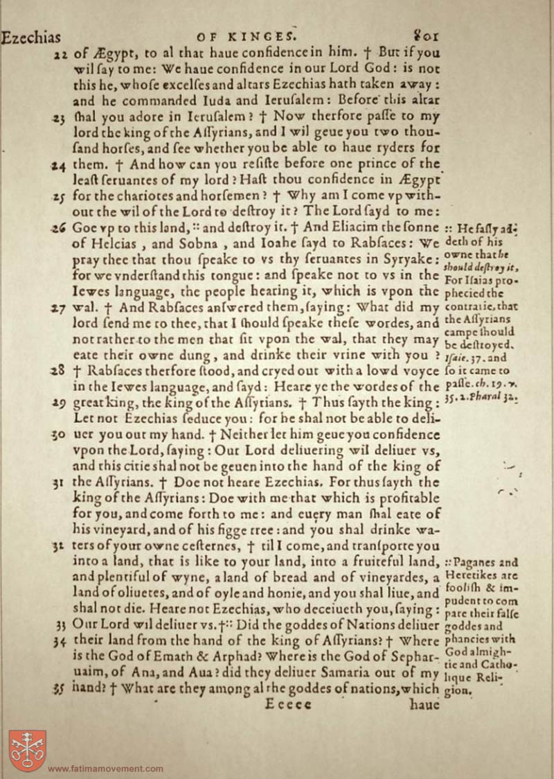 Original Douay Rheims Catholic Bible scan 0821