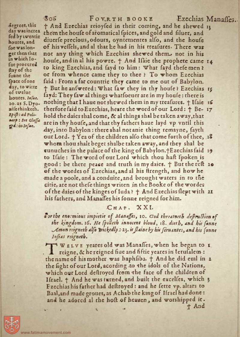 Original Douay Rheims Catholic Bible scan 0826