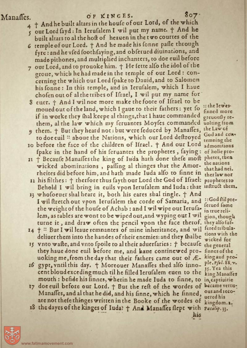 Original Douay Rheims Catholic Bible scan 0827