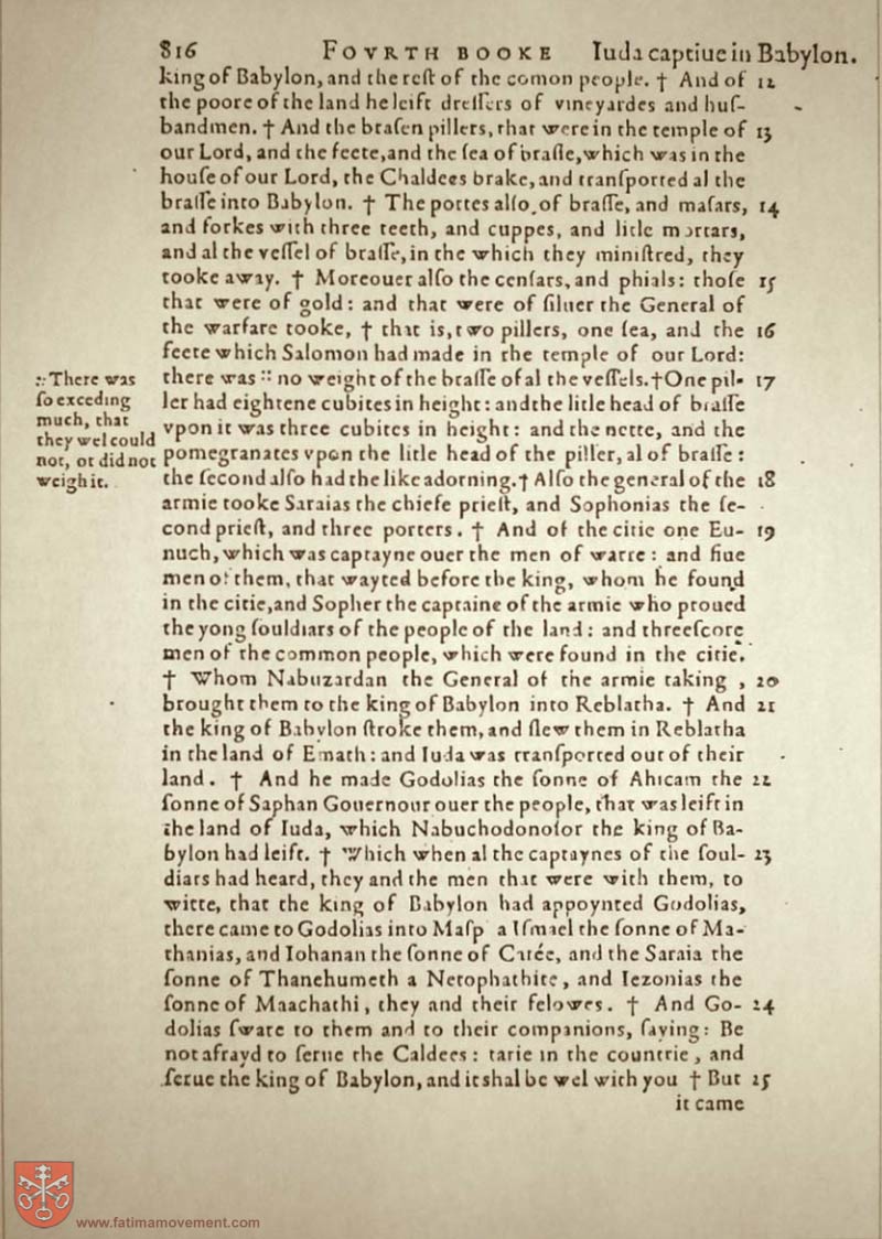 Original Douay Rheims Catholic Bible scan 0836